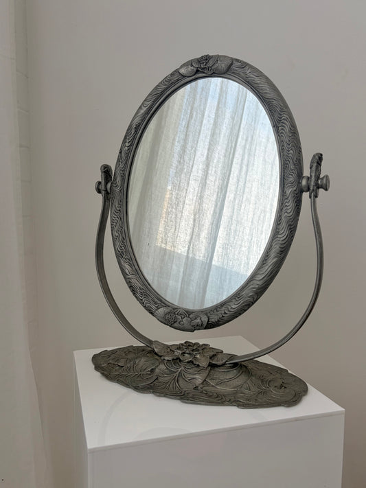 Art Nouveau Style Psyche Mirror, French 1960s.