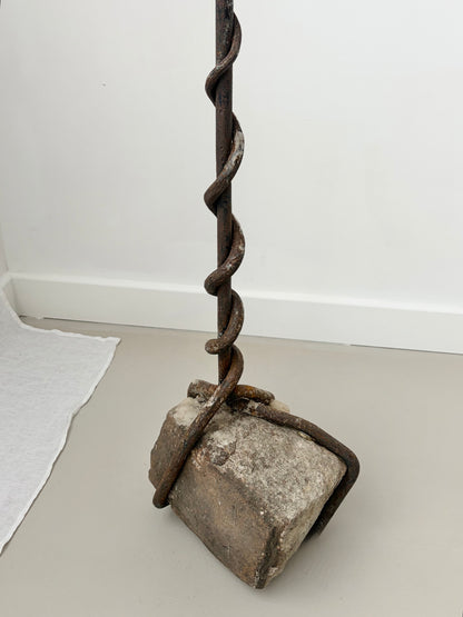 Floor Standing Brutalist Candelabra