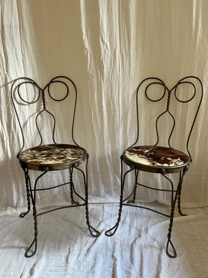 French Brutalist Chairs c1950