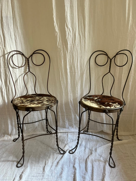 French Brutalist Chairs c1950