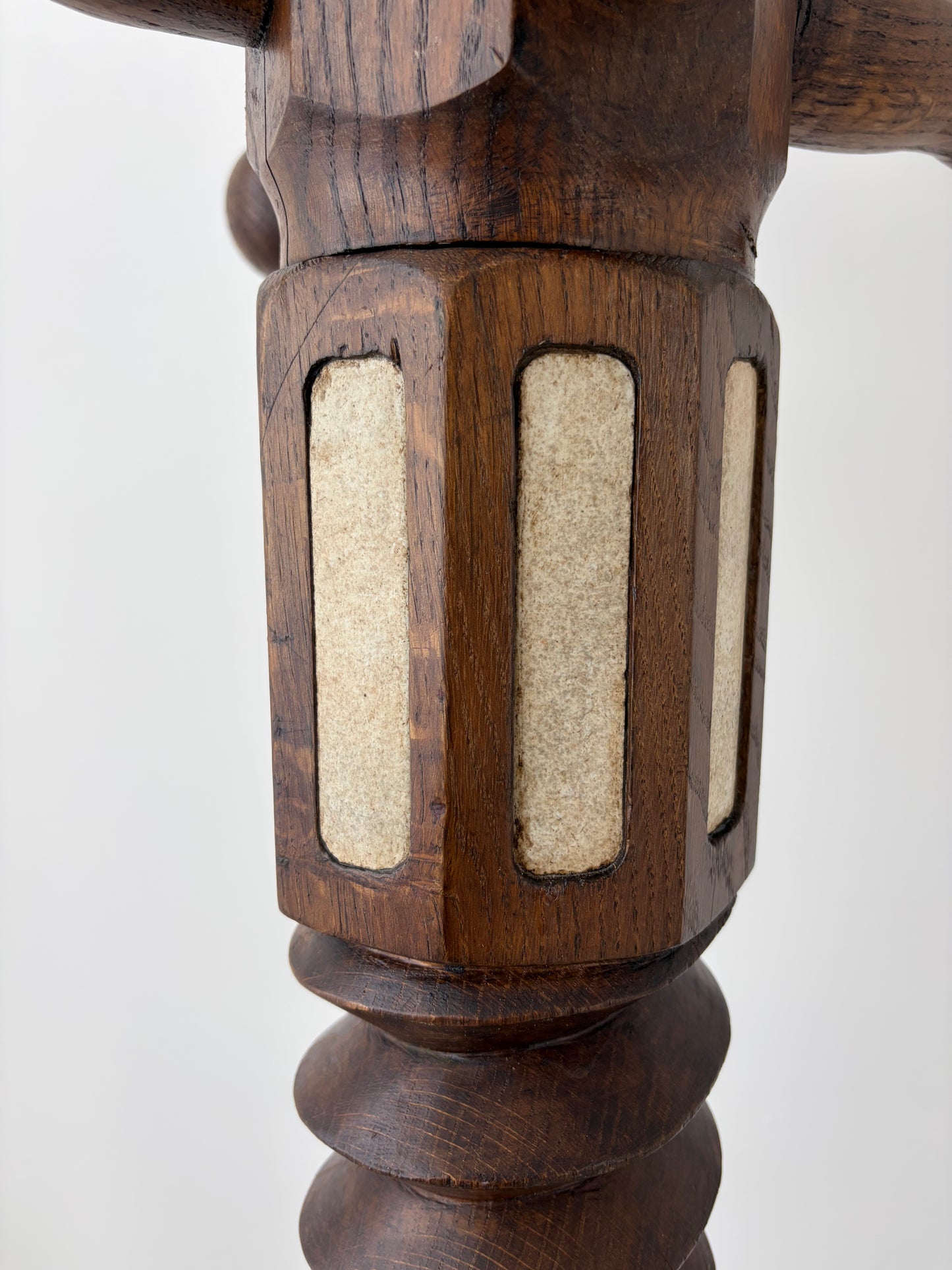 Carved Oak Coat Stand