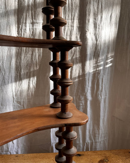 Antique Bobbin Wall Shelves