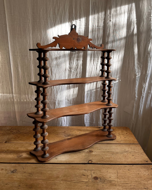 Antique Bobbin Wall Shelves