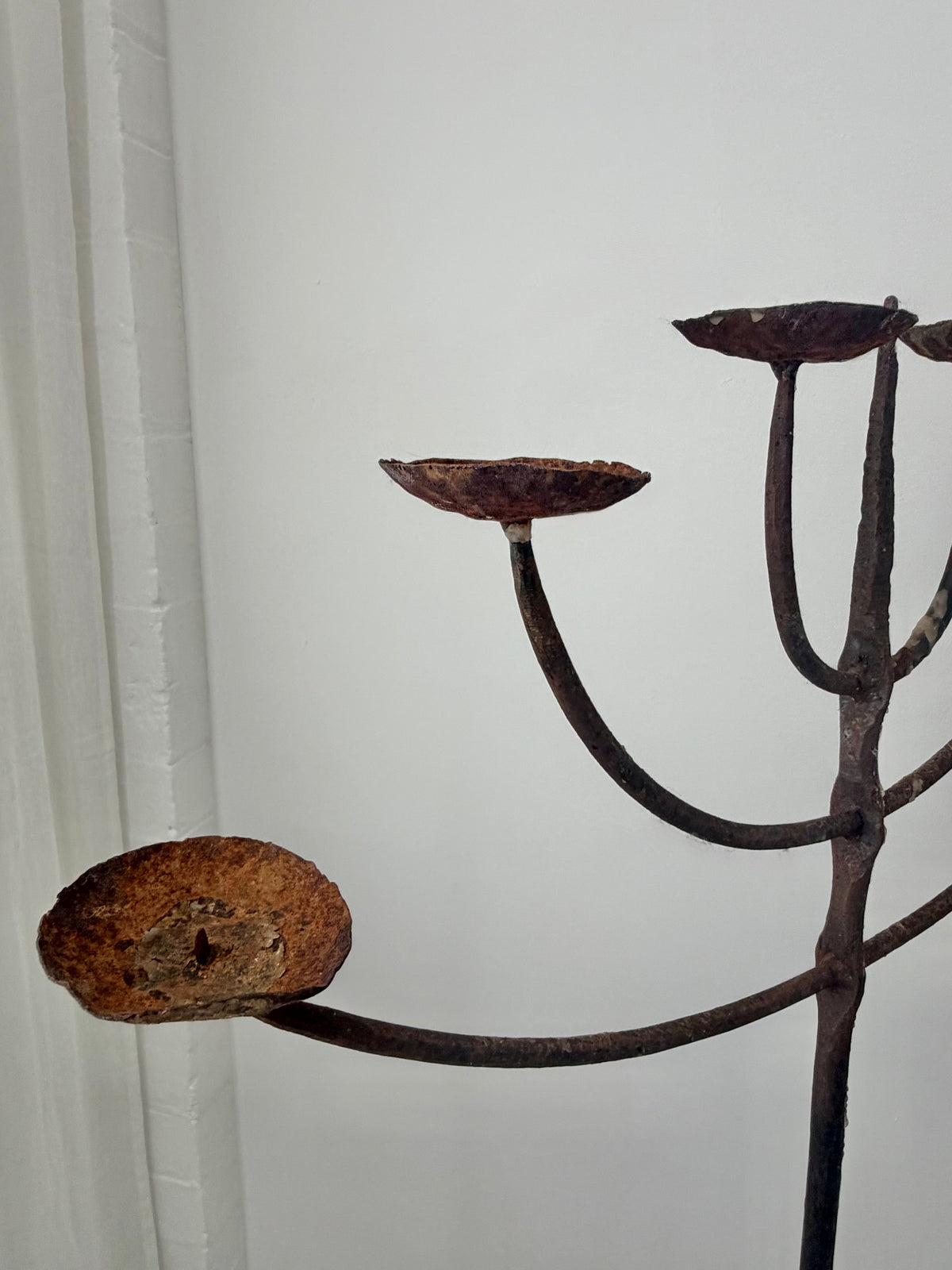 Floor Standing Brutalist Candelabra