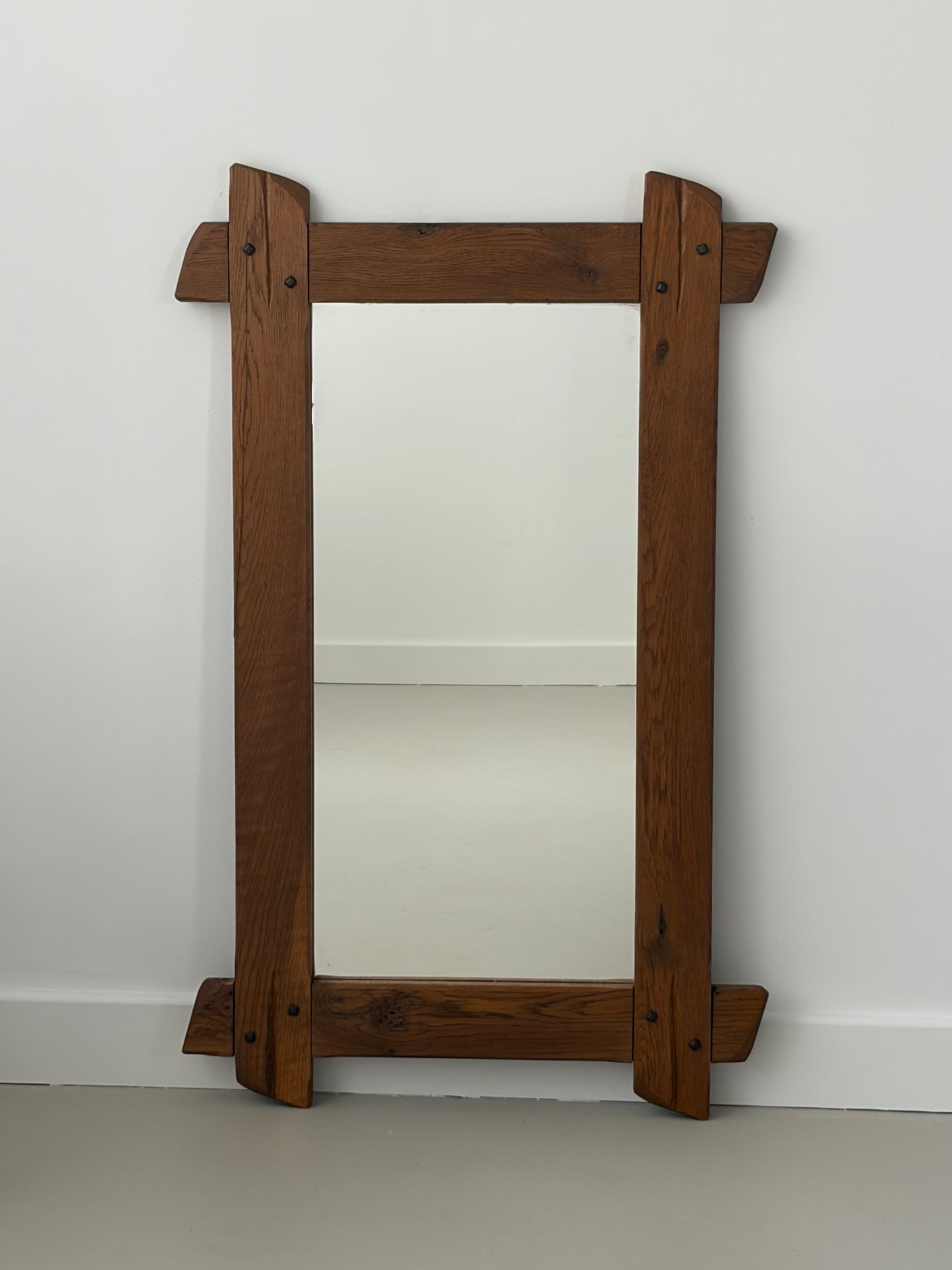 Large Carved Wooden Mirror