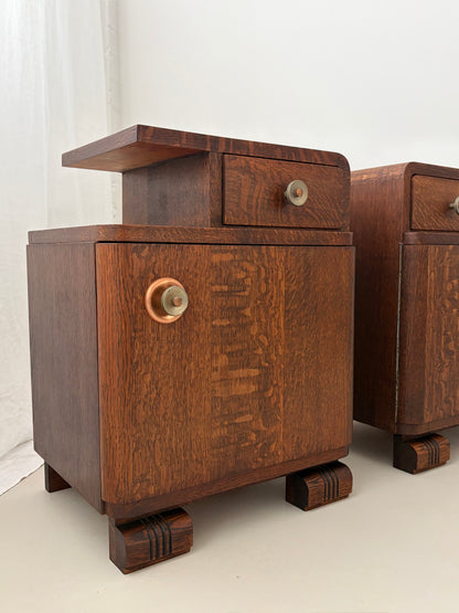 Art Deco Bedside Tables
