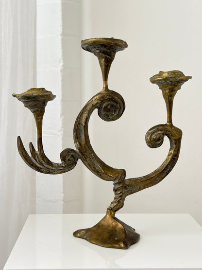Bronze Candelabra By Kurt Jesch