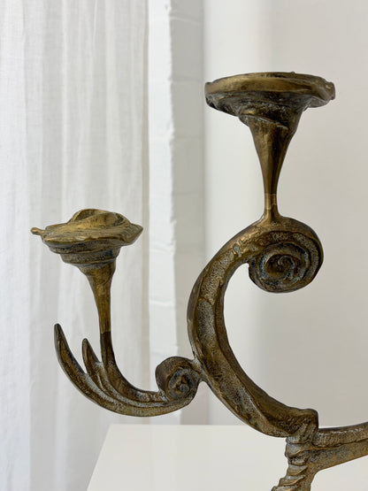 Bronze Candelabra By Kurt Jesch