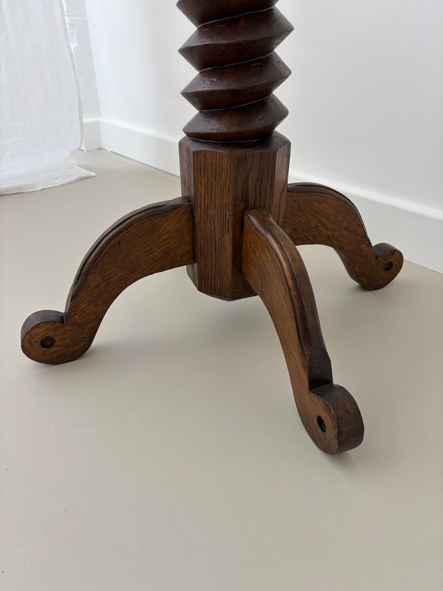 Carved Oak Coat Stand