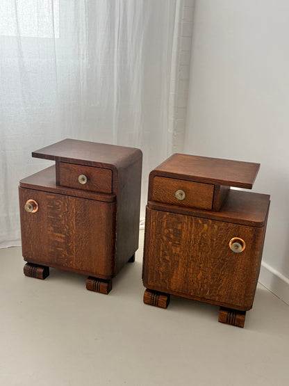 Art Deco Bedside Tables