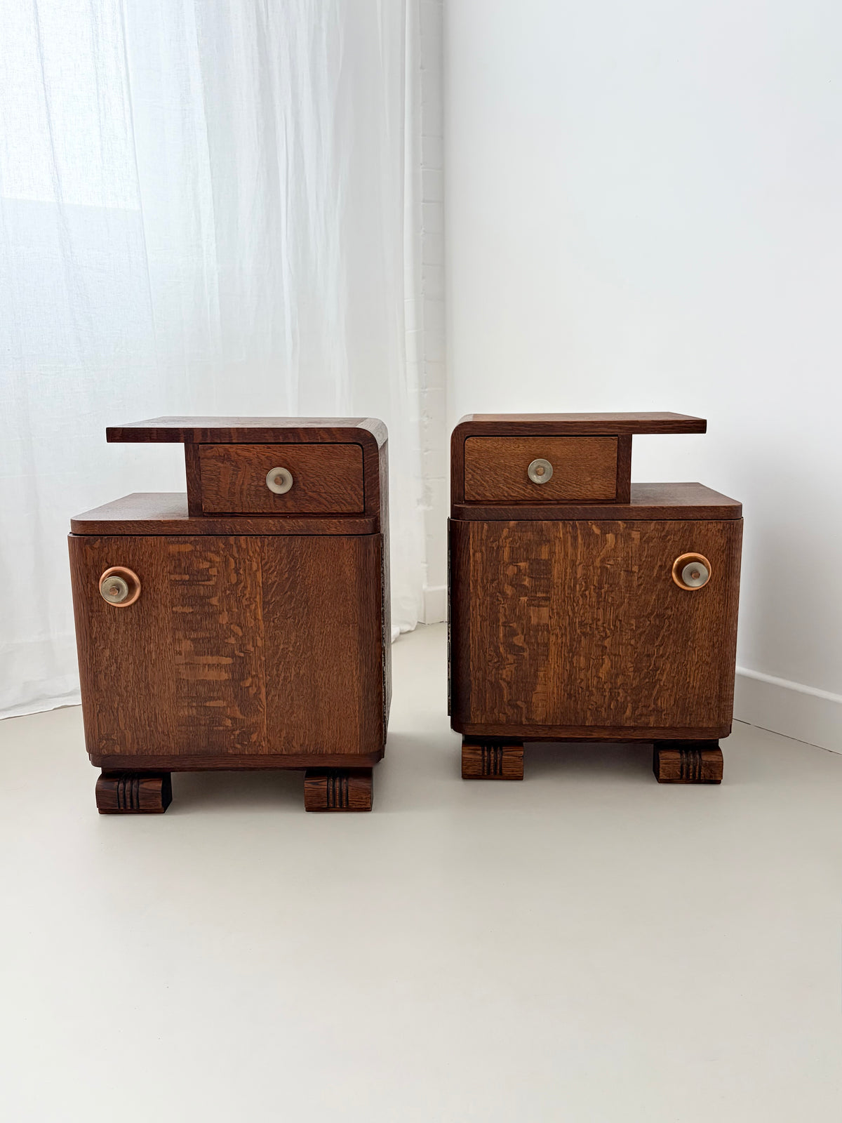 Art Deco Bedside Tables