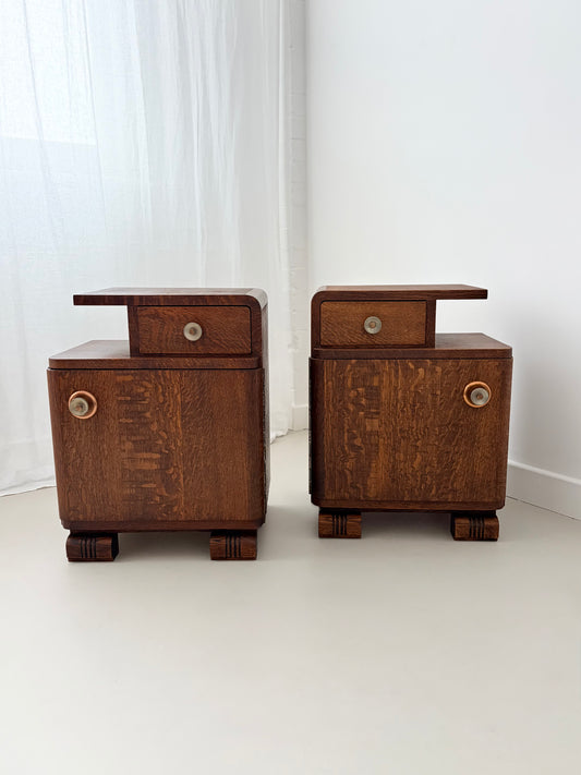 Art Deco Bedside Tables