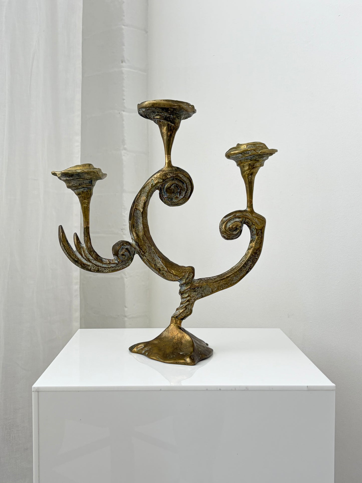 Bronze Candelabra By Kurt Jesch