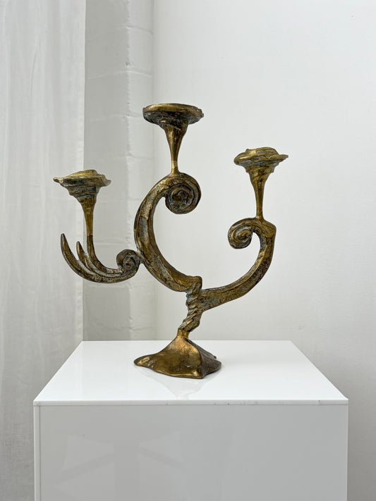 Bronze Candelabra By Kurt Jesch