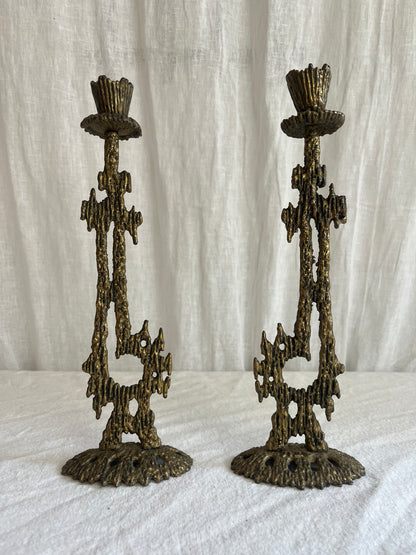 Wainberg Brutalist Candle Holders