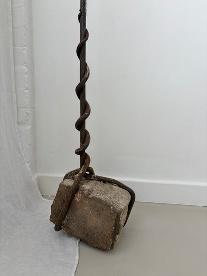Floor Standing Brutalist Candelabra