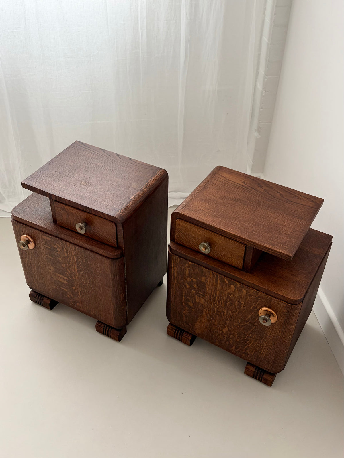 Art Deco Bedside Tables