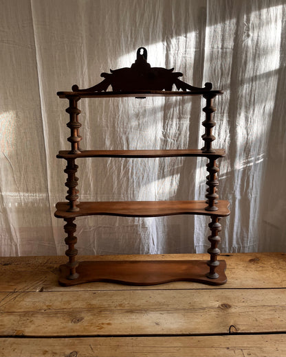 Antique Bobbin Wall Shelves